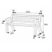 RCC Chair Bench With Hand Rest